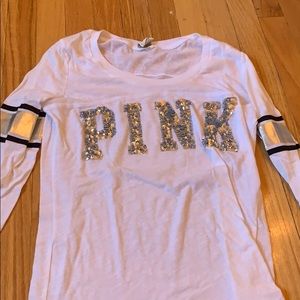 Pink brand shirt